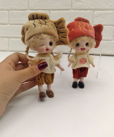 Alternative view of عروسک Ni Baby کلاه ماهی سایزمتوسط14سانت مفصل دار-کد 2321
