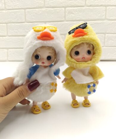 Alternative view of عروسک Ni Baby لباس جوجه مفصل دار14سانت-کد 2323