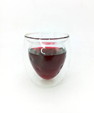 Alternative view of گیلاس شیشه ای پایه دار دوجداره 250ml-کد819