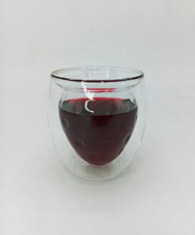 Alternative view of گیلاس شیشه ای پایه داردوجداره 250ml-کد819
