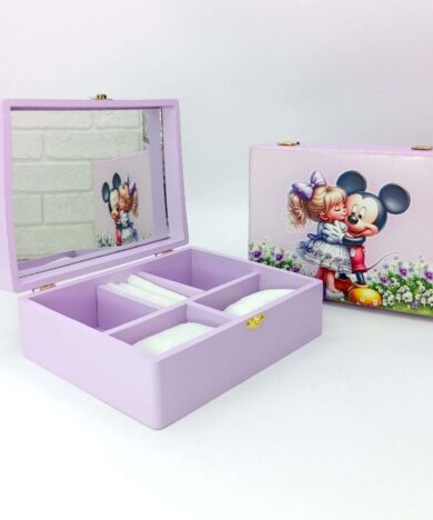 Alternative view of صندوق جواهر 5بخشی طرح mickey mouse-کد 00581