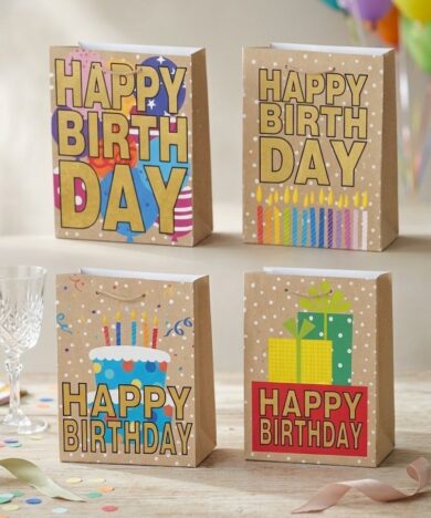 Alternative view of ساک دستی مدل happy birthday سایزیک-(12عددی)-کد5763